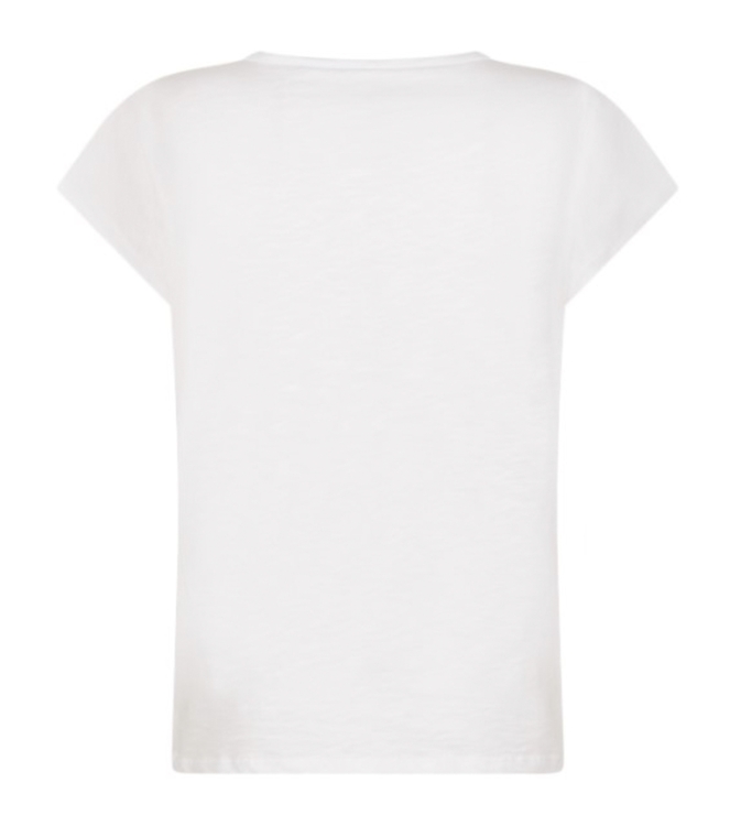 Zoso t-shirt print 0016-0044 white purple