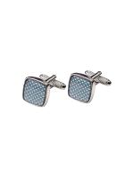 Profuomo CUFFLINK CARBON BLUE Blue