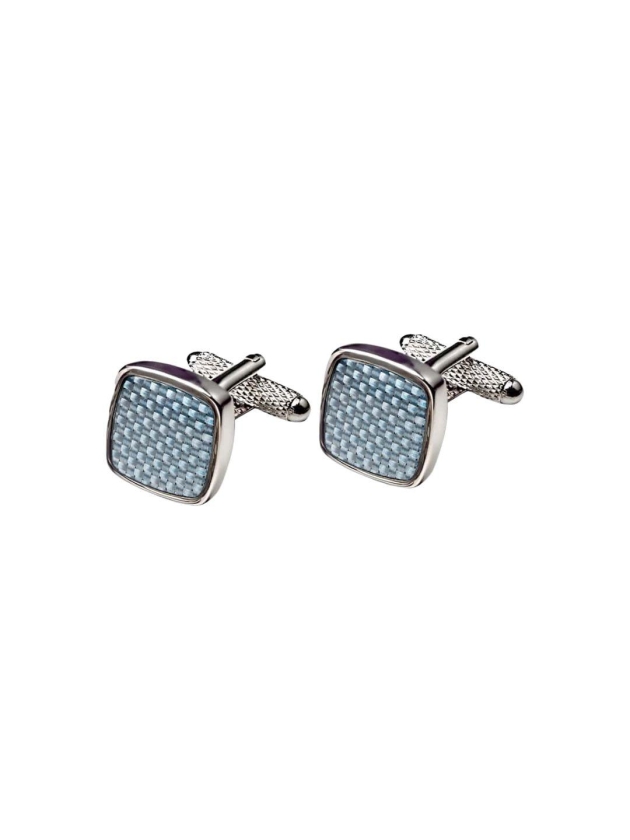 Profuomo CUFFLINK CARBON BLUE Blue