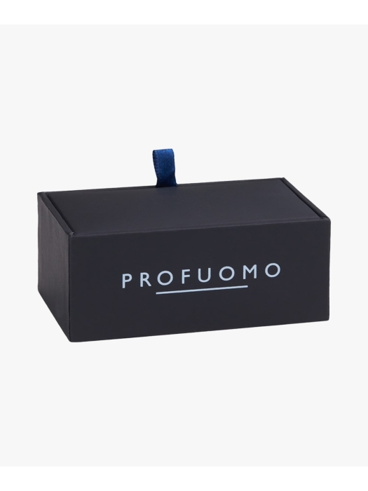 Profuomo CUFFLINK CARBON BLUE Blue