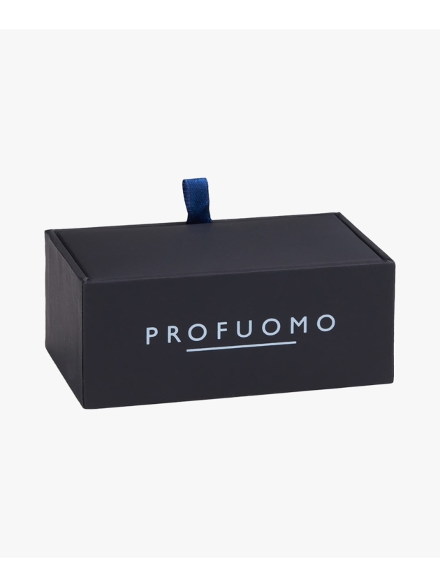 Profuomo CUFFLINK CARBON BLUE Blue