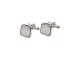 Profuomo CUFFLINK CARBON WHITE White