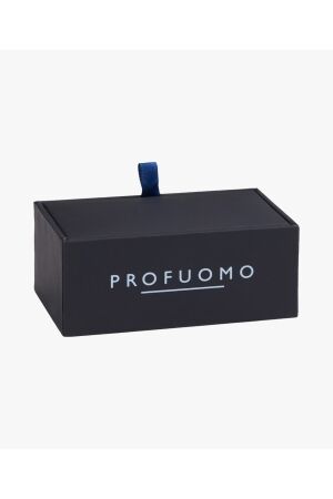Profuomo CUFFLINK CARBON WHITE White
