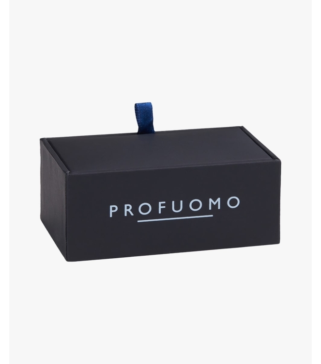 Profuomo CUFFLINK CARBON WHITE White