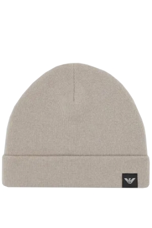 Emporio Armani knitted beanie 00055 beige