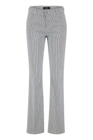 Gardeur Hose 5-Pocket Slim 1068 Marine/wit