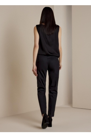 Summum Woman Trousers classic stretch (4s100) 990 Black