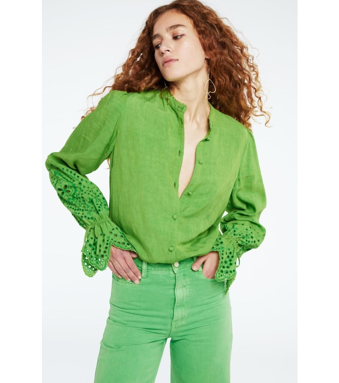 Fabienne Chapot Clarissa Blouse 4308-UNI Parakeet