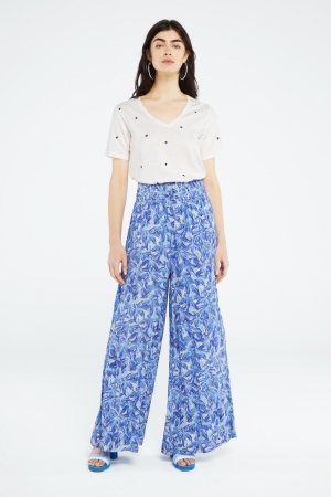 Fabienne Chapot Palapa Trousers 3318-3615-BLP Pool Blue/Caribbean