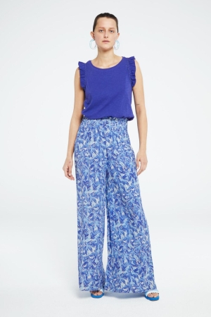 Fabienne Chapot Palapa Trousers 3318-3615-BLP Pool Blue/Caribbean