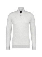Saint Steve pullover half zip White Melange