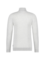 Saint Steve pullover half zip White Melange
