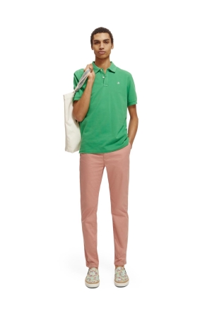 Scotch and Soda Classic Organic Pique Polo Amazon Green