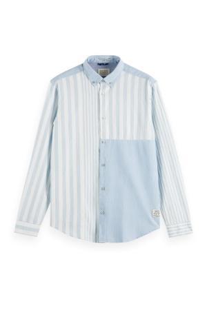 Scotch and Soda Light weight chambray mix and match 5609 Sea Blue