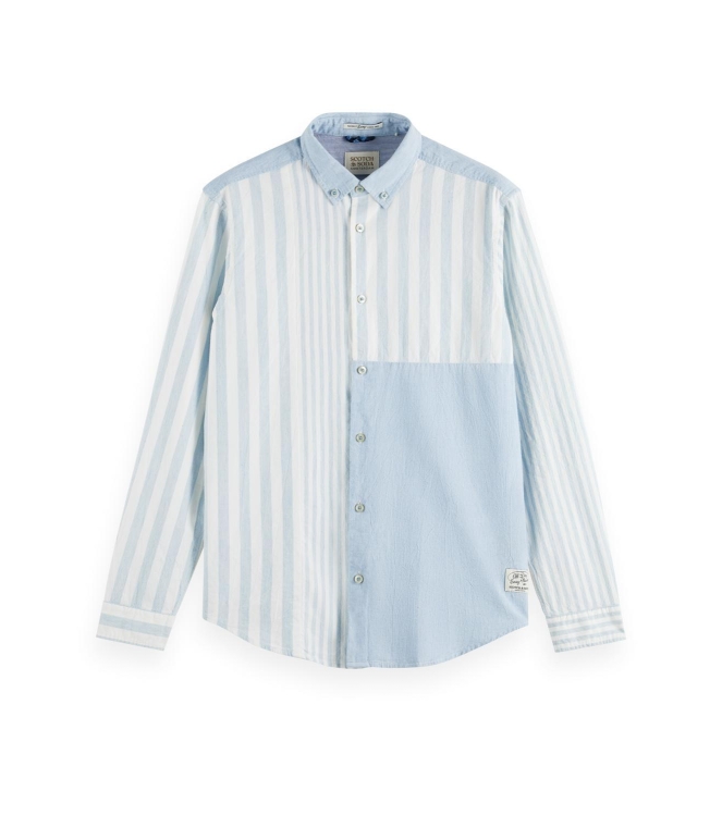 Scotch and Soda Light weight chambray mix and match 5609 Sea Blue