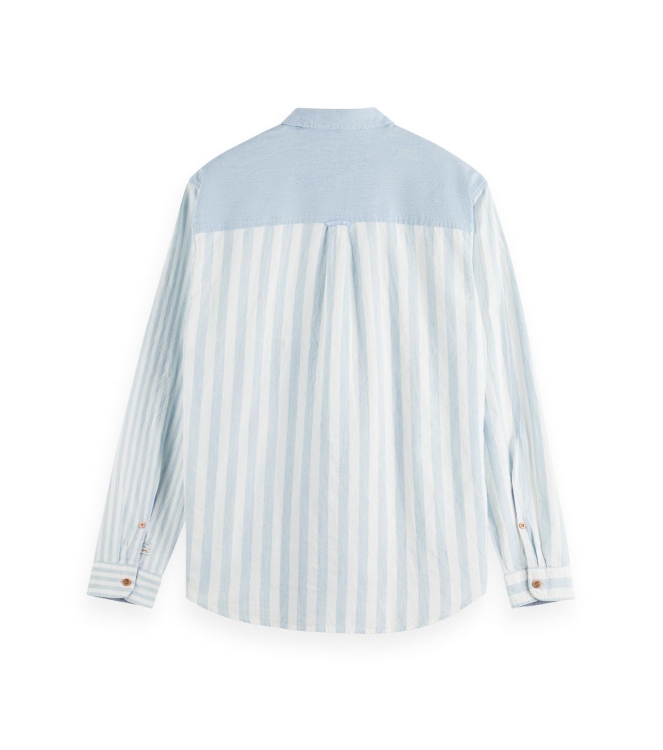 Scotch and Soda Light weight chambray mix and match 5609 Sea Blue