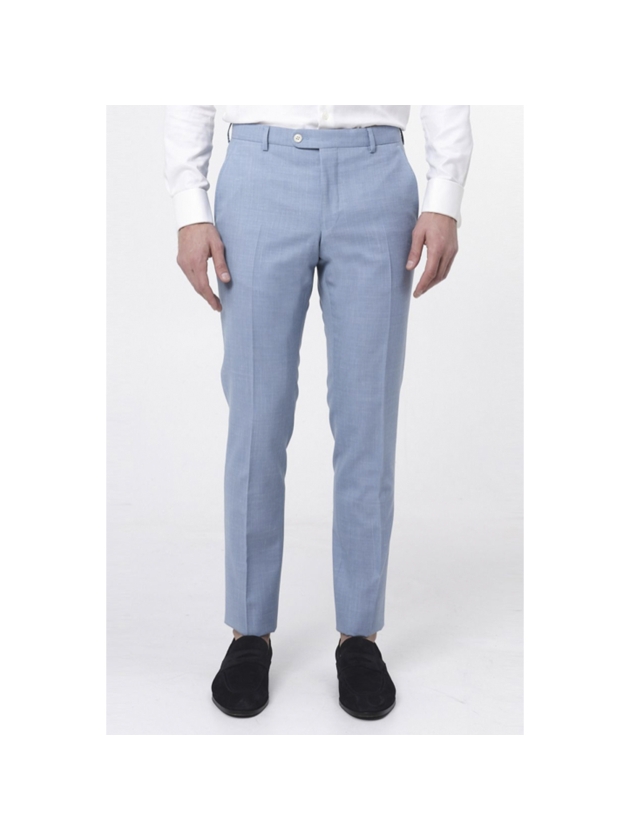 Dutch Dandies Dutch Dandies Driedelig Trouwpak Licht blauw Uni