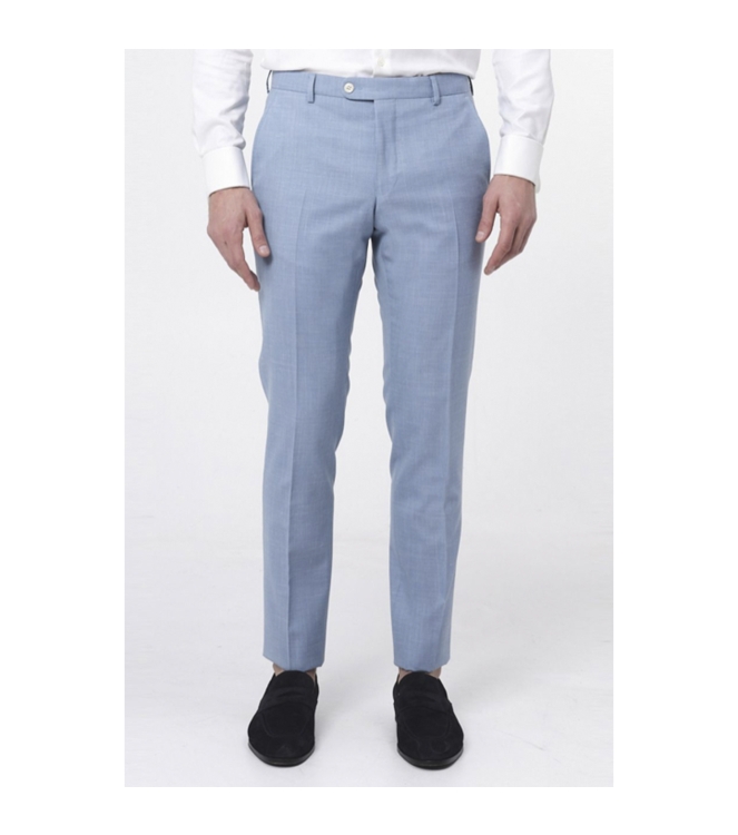 Dutch Dandies Dutch Dandies Driedelig Trouwpak Licht blauw Uni
