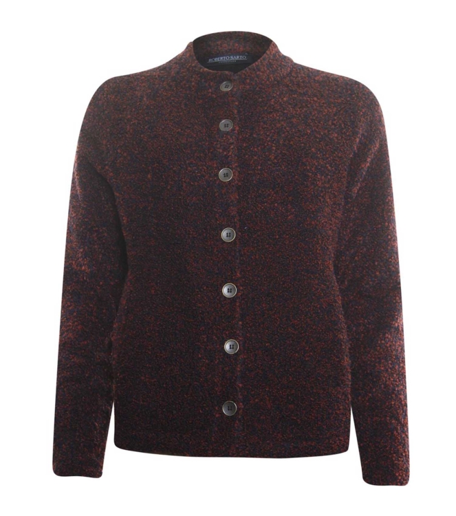Sarto Fashion Vest boucle B1660 Rust-navy