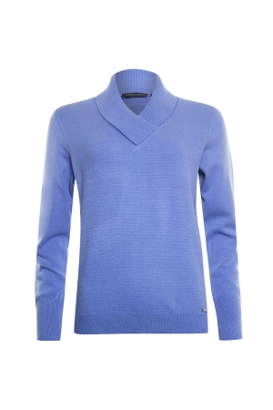 Sarto Fashion pullover sjaalkraag B731 wintersky