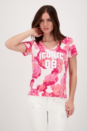 Monari T-Shirt 442 Malone gemustert