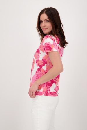 Monari T-Shirt 442 Malone gemustert