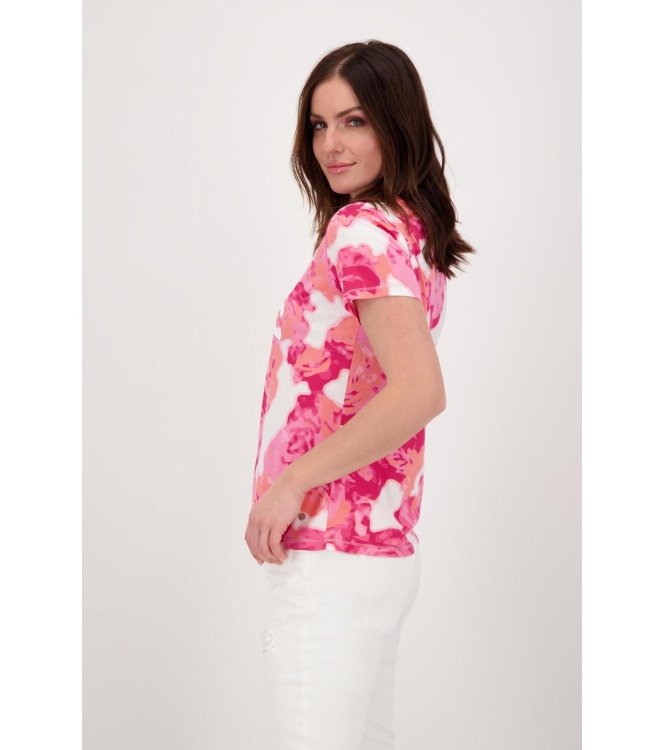 Monari T-Shirt 442 Malone gemustert