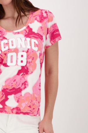 Monari T-Shirt 442 Malone gemustert
