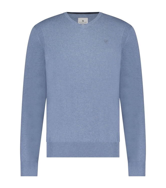 State of Art Pullover V-Neck Plai