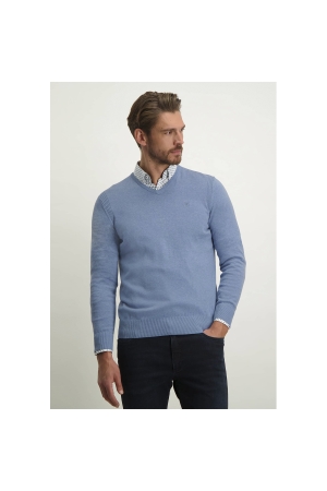 State of Art Pullover V-Neck Plai