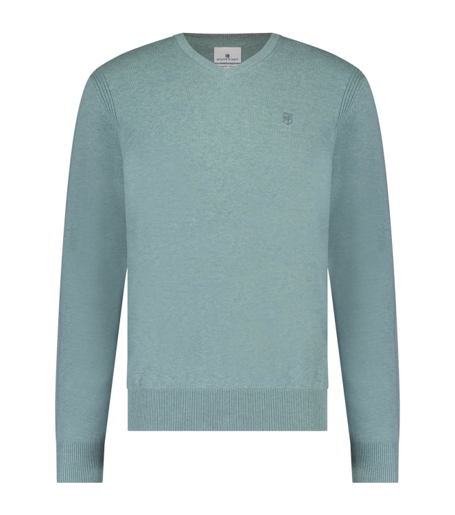 State of Art Pullover V-Neck Plai