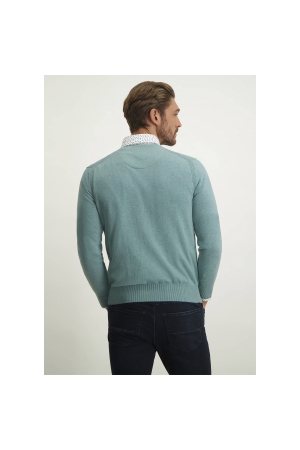 State of Art Pullover V-Neck Plai