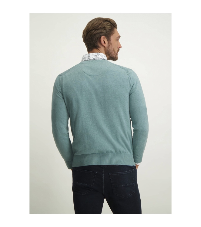 State of Art Pullover V-Neck Plai