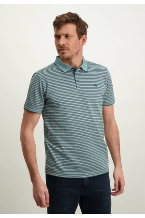 State of Art Poloshirt Piqu? SS S Bladgroen
