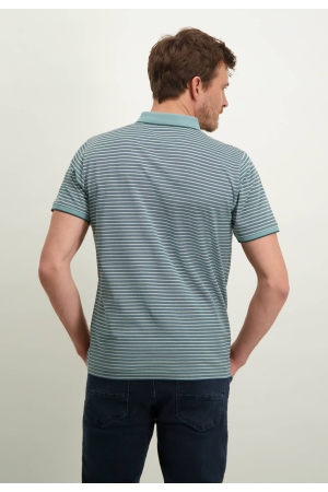 State of Art Poloshirt Piqu? SS S Bladgroen