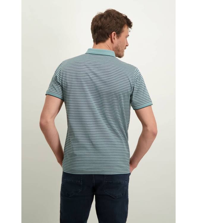 State of Art Poloshirt Piqu? SS S Bladgroen