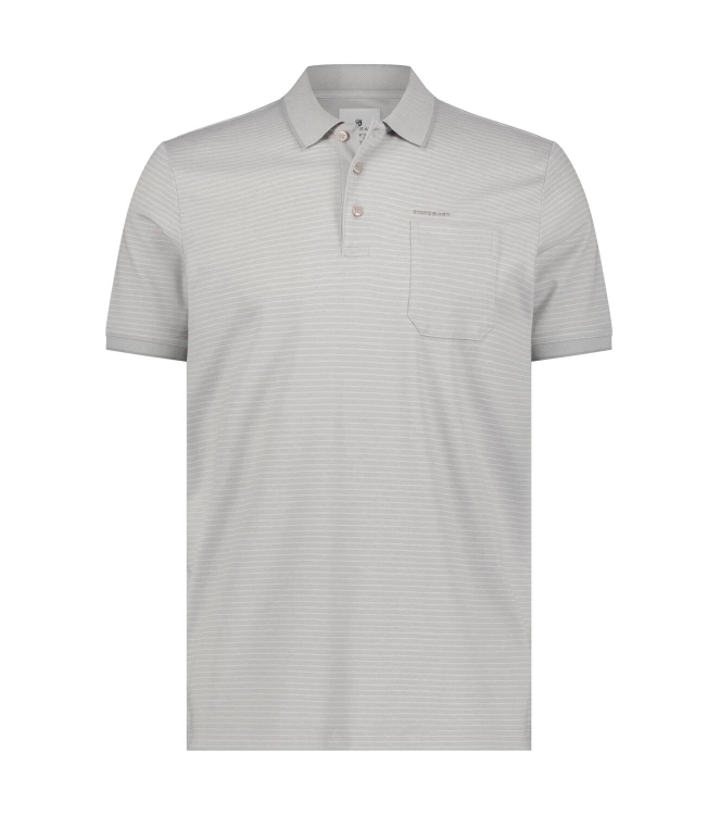 State of Art Poloshirt Piqu? SS S Lichtgrijs