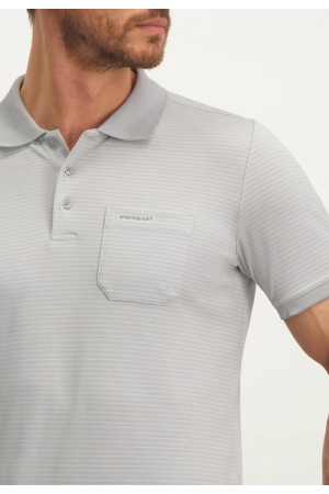 State of Art Poloshirt Piqu? SS S Lichtgrijs