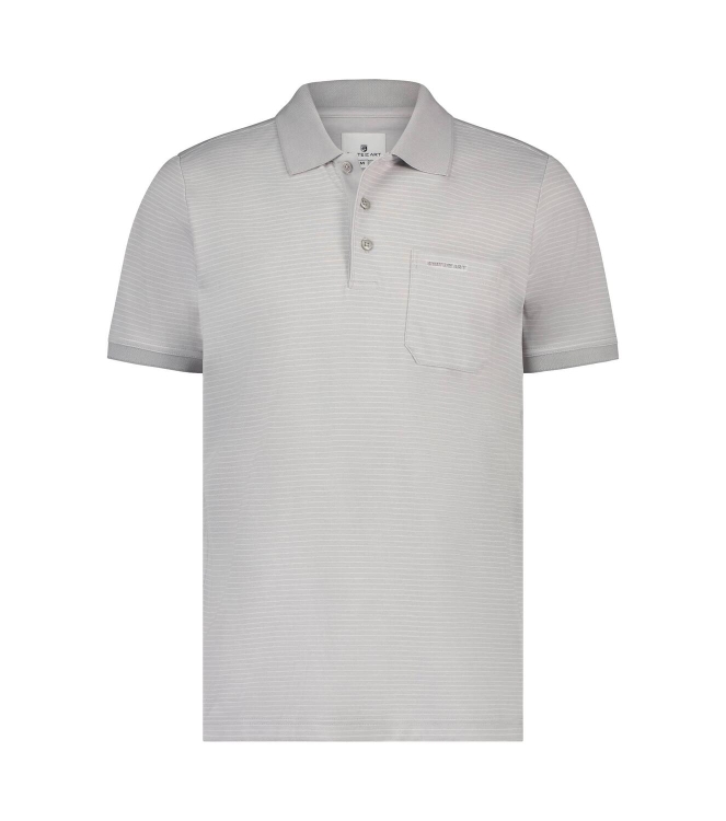 State of Art Poloshirt Piqu? SS S Lichtgrijs