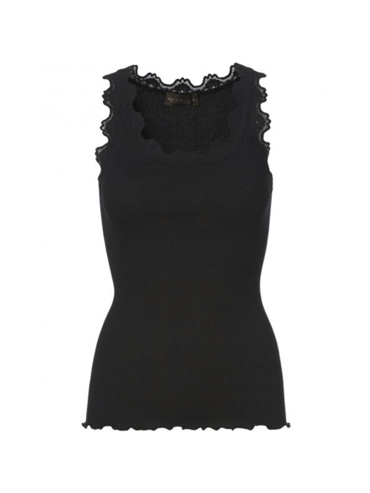 Rosemunde Iconic silk top 010 Black