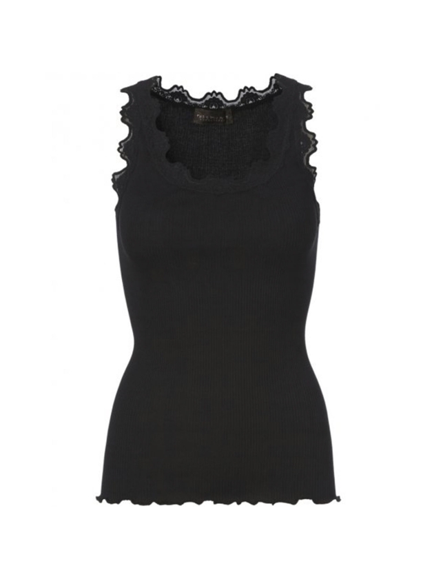 Rosemunde Iconic silk top 010 Black