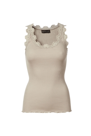 Rosemunde Iconic silk top 826 Cacao