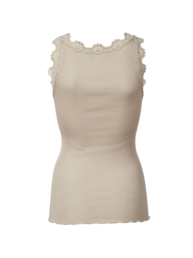 Rosemunde Iconic silk top 826 Cacao