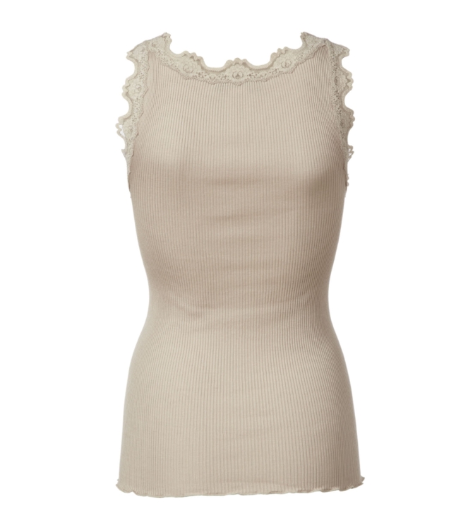 Rosemunde Iconic silk top 826 Cacao