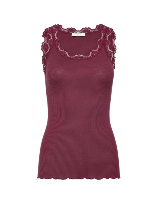 Rosemunde Iconic silk top 093 Windsor wine