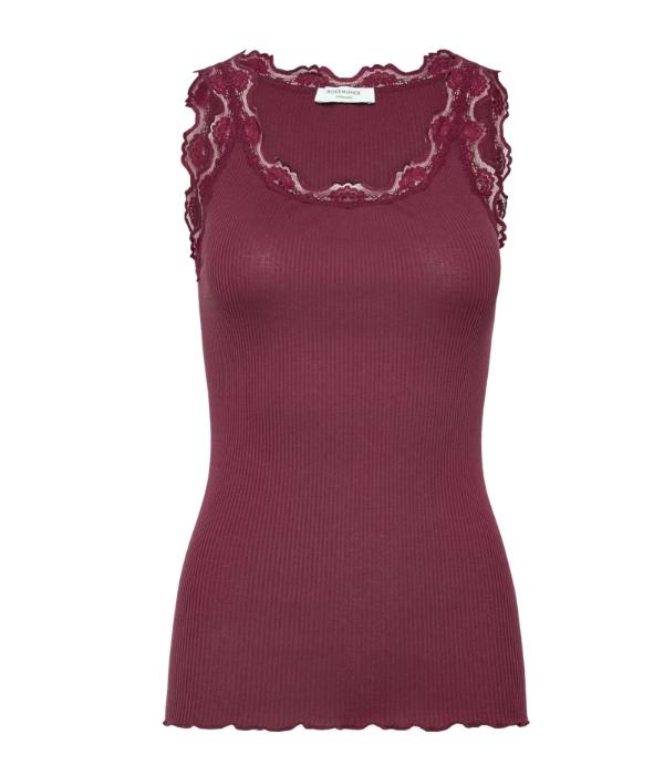 Rosemunde Iconic silk top 093 Windsor wine