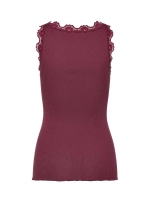 Rosemunde Iconic silk top 093 Windsor wine