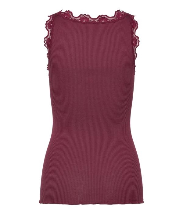 Rosemunde Iconic silk top 093 Windsor wine