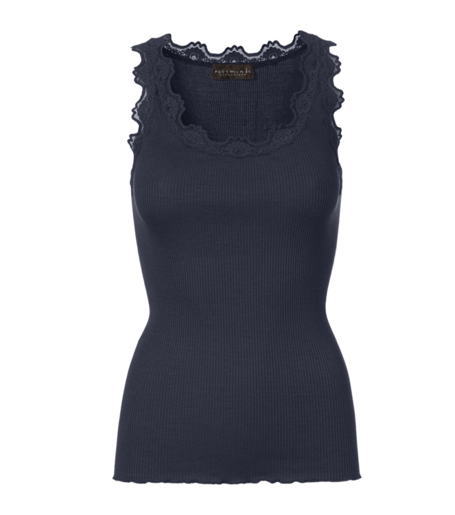 Rosemunde Iconic silk top 135 Navy
