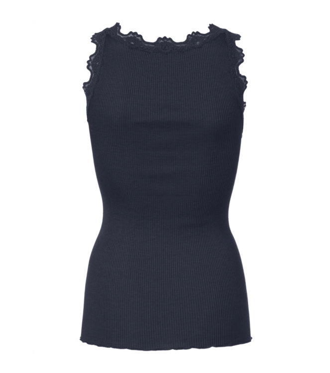 Rosemunde Iconic silk top 135 Navy